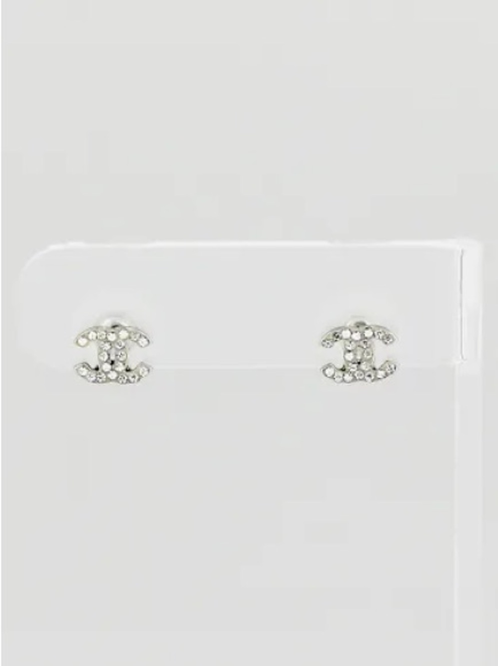 CC Crystal Stud Earrings